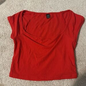 Square neck top